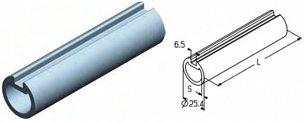 ALUTECH TSH-3000 - 403220000 Вал TSH-3000 для подъёмных секционных ворот